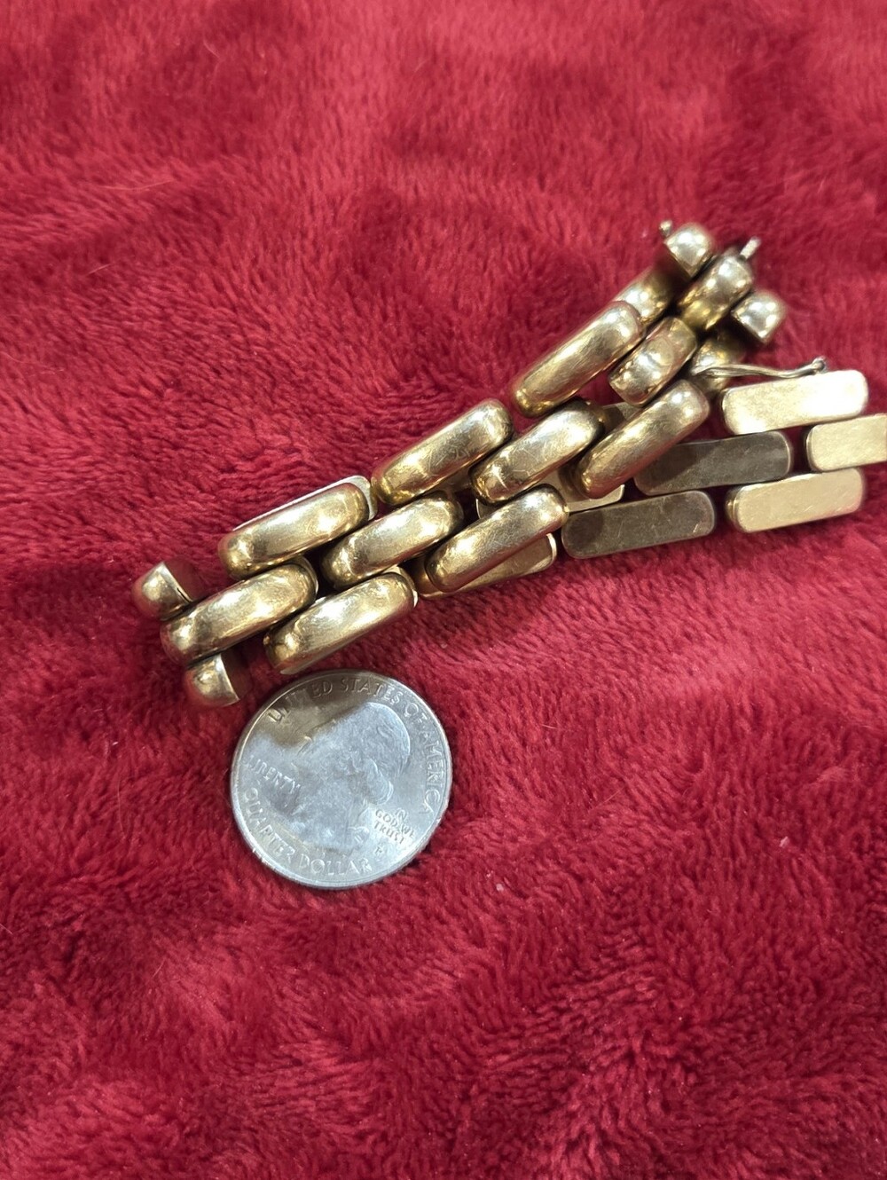 Gold Over Silver Bracelet